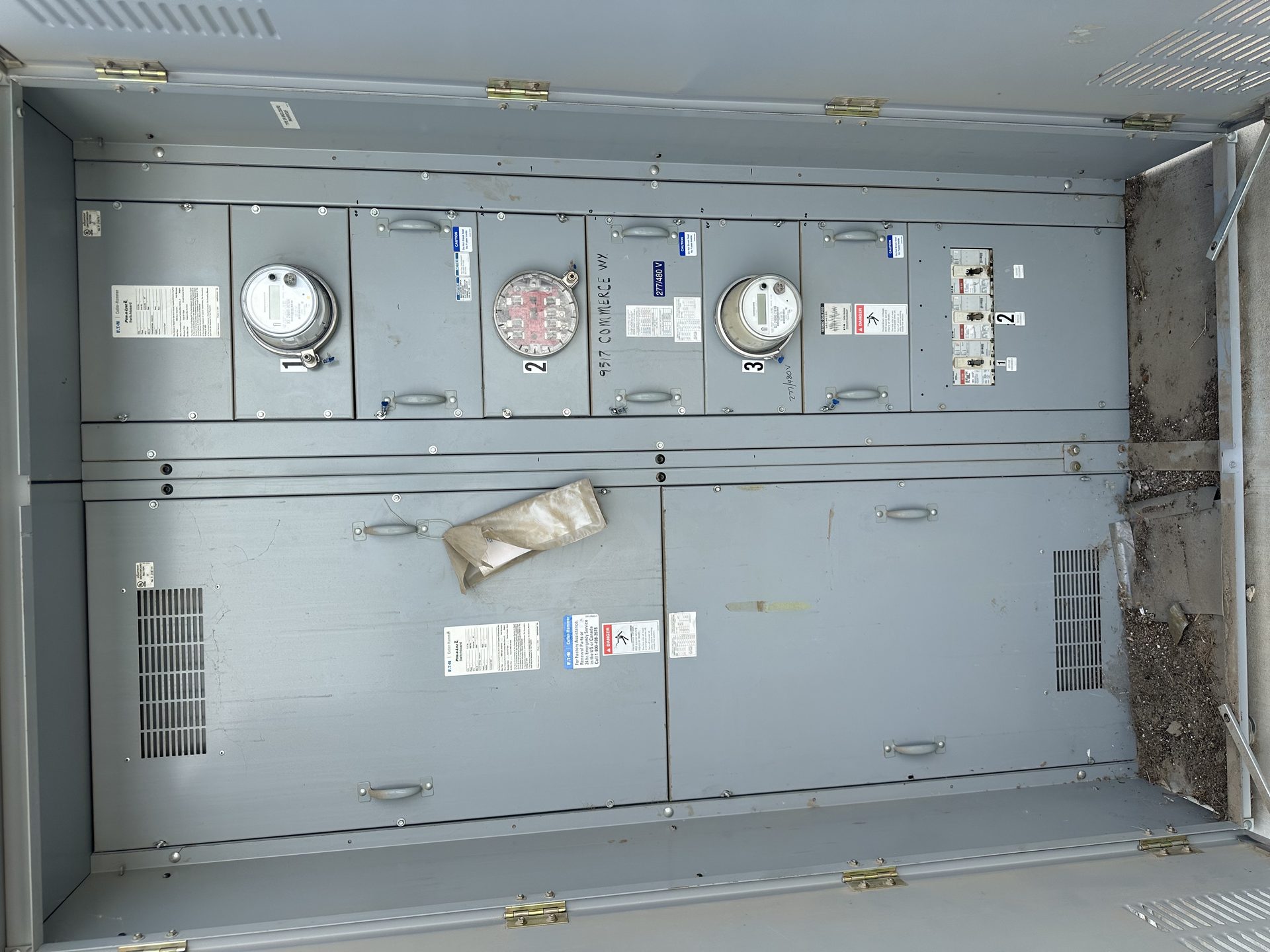 Electrical switchboard, 277/480V
