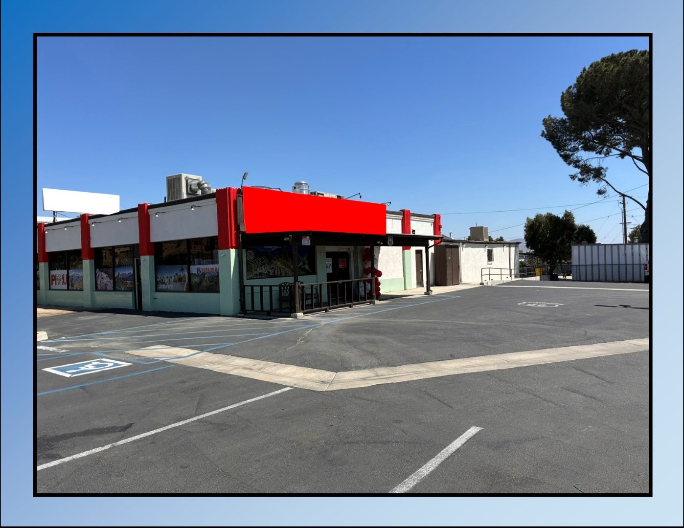 Building exterior, Foothill Blvd, Fontana